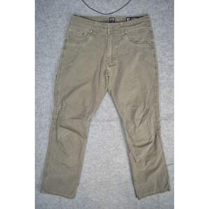 Kuhl‎ Revolvr Pants Mens 32x30 Khaki Outdoor Hiking Workwear Articulated Knees